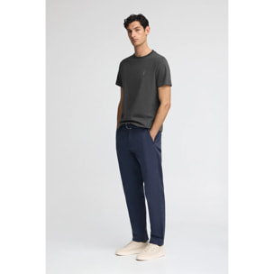 Maglietta grigio scuro con logo in gomma Rigby Go