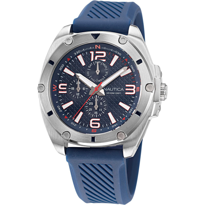 Orologio Nautica TIN CAN BAY Silicone Blu