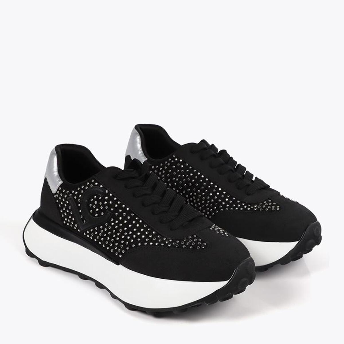 Sneakers Platform con Borchie Metalliche