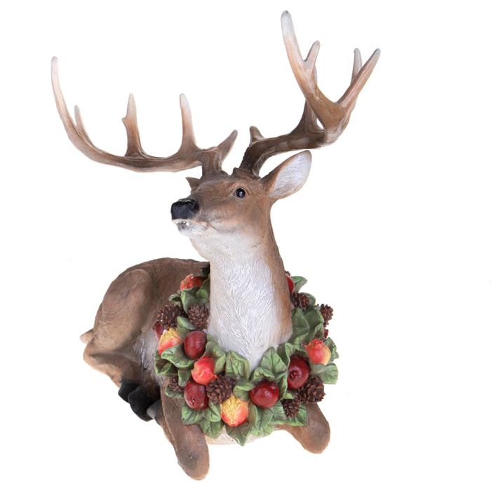 Renna - Pezzi 1 - 35,5xH35,5x21,5cm - Bianchi Dino SpA