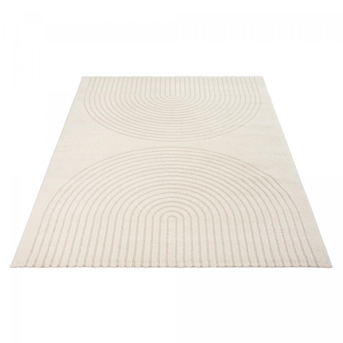 Tapis tendance ton sur ton aux motifs simples