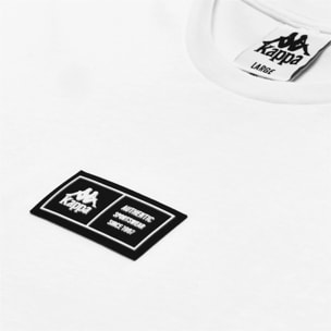 Kappa - T-Shirts & Top Uomo Bianco - Authentic Nuria