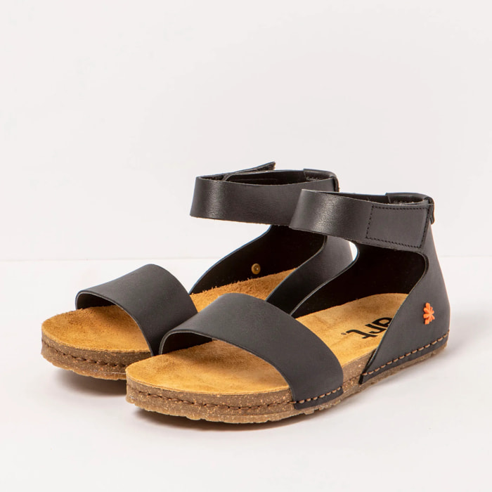 Sandalias 0382 NAPPA BLACK/ CRETA color Black