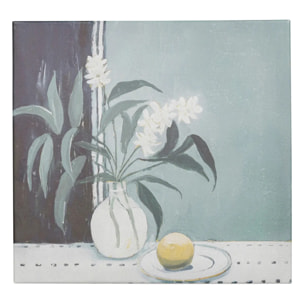 Lot de 5 toiles imprimées Cynthia bleu 15x20/25x25cm