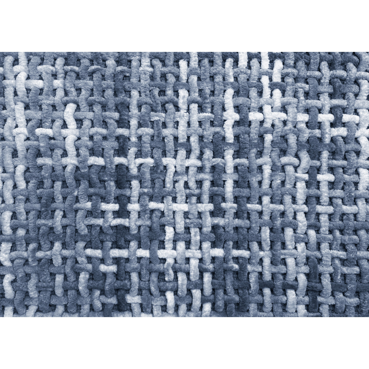 Tappeto Bagno Doccia Antiscivolo Super Assorbente Modello Plot Blu