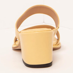 Sandalias con tacón S3174 NAPPA SUN LIGHT/ FABER color Sun light