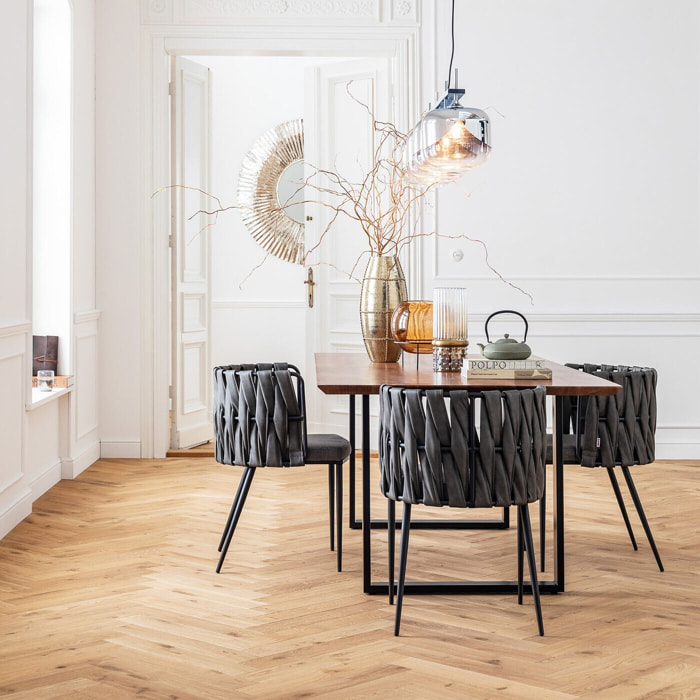 Table Symphony acacia noire Kare Design