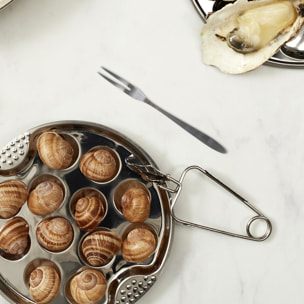 Lot de 4 Fourchettes à Escargot - COOK CONCEPT - Argent