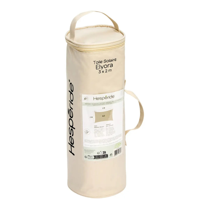 Voile d'ombrage Elyora 3x2m ble