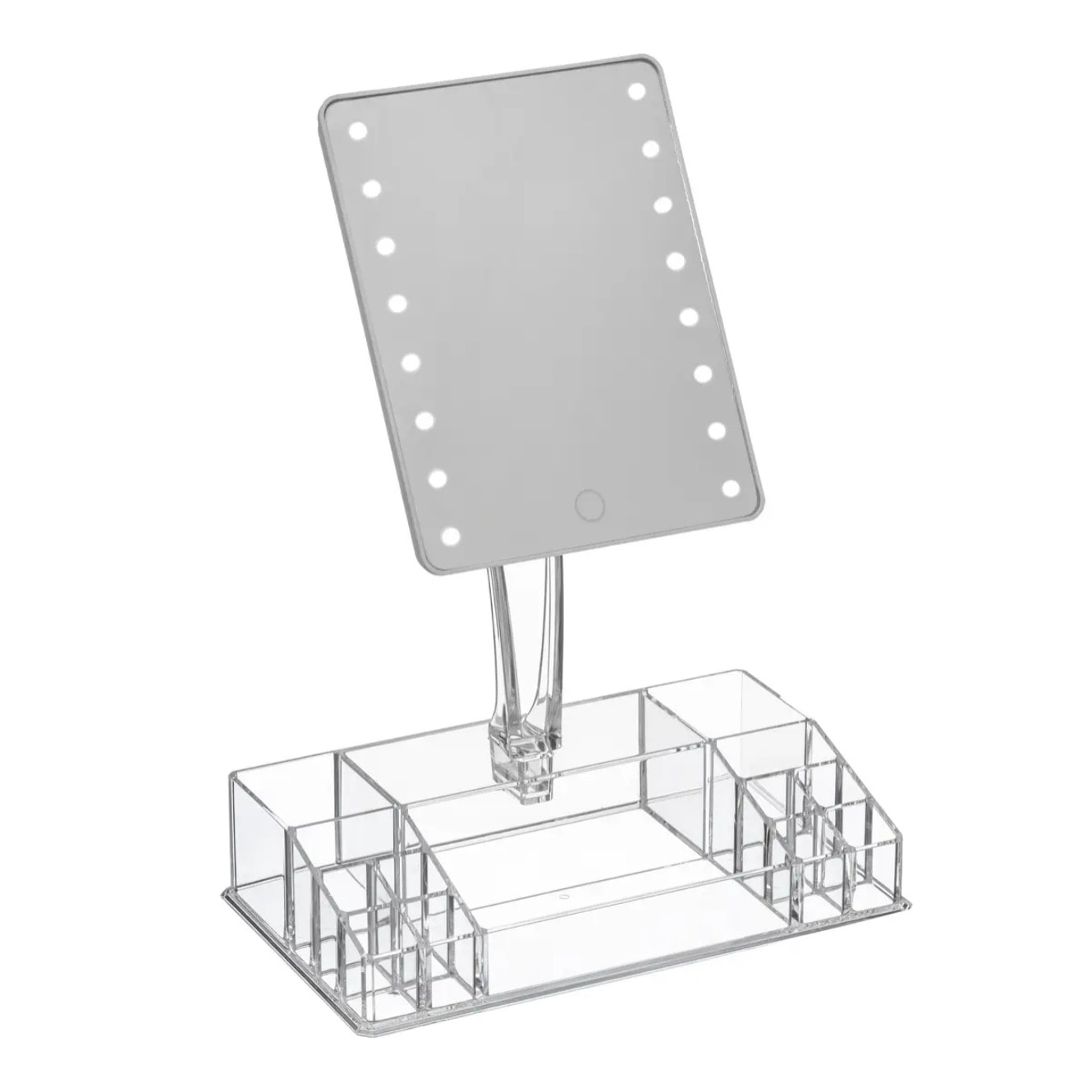 Miroir LED 14 compartiments "Selena" transparent
