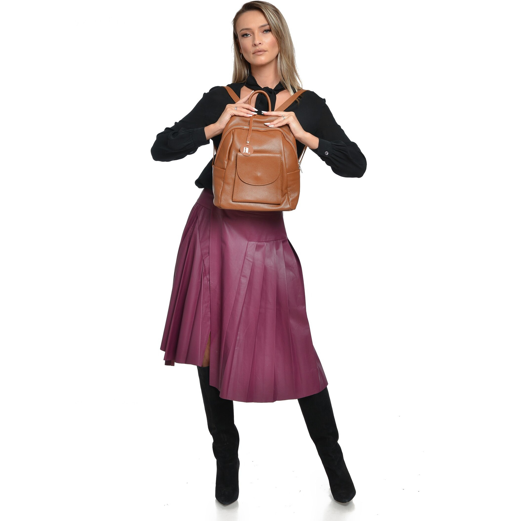 Zaino Anna Luchini Cammello