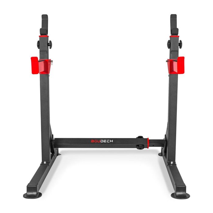 Supporto per bilanciere rastrelliera rack & dip | peso max. 150 kg | regolabile