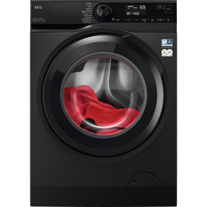 AEG Lavadora de libre instalación Serie 7000 ProSteam® de 9.0 kg LFR7394V4B