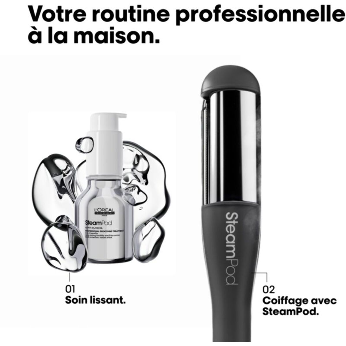 Lisseur vapeur L'OREAL PRO Steampod 4 Edition limitée Meteora