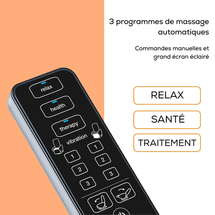 Fauteuil de massage shiatsu personnalisé