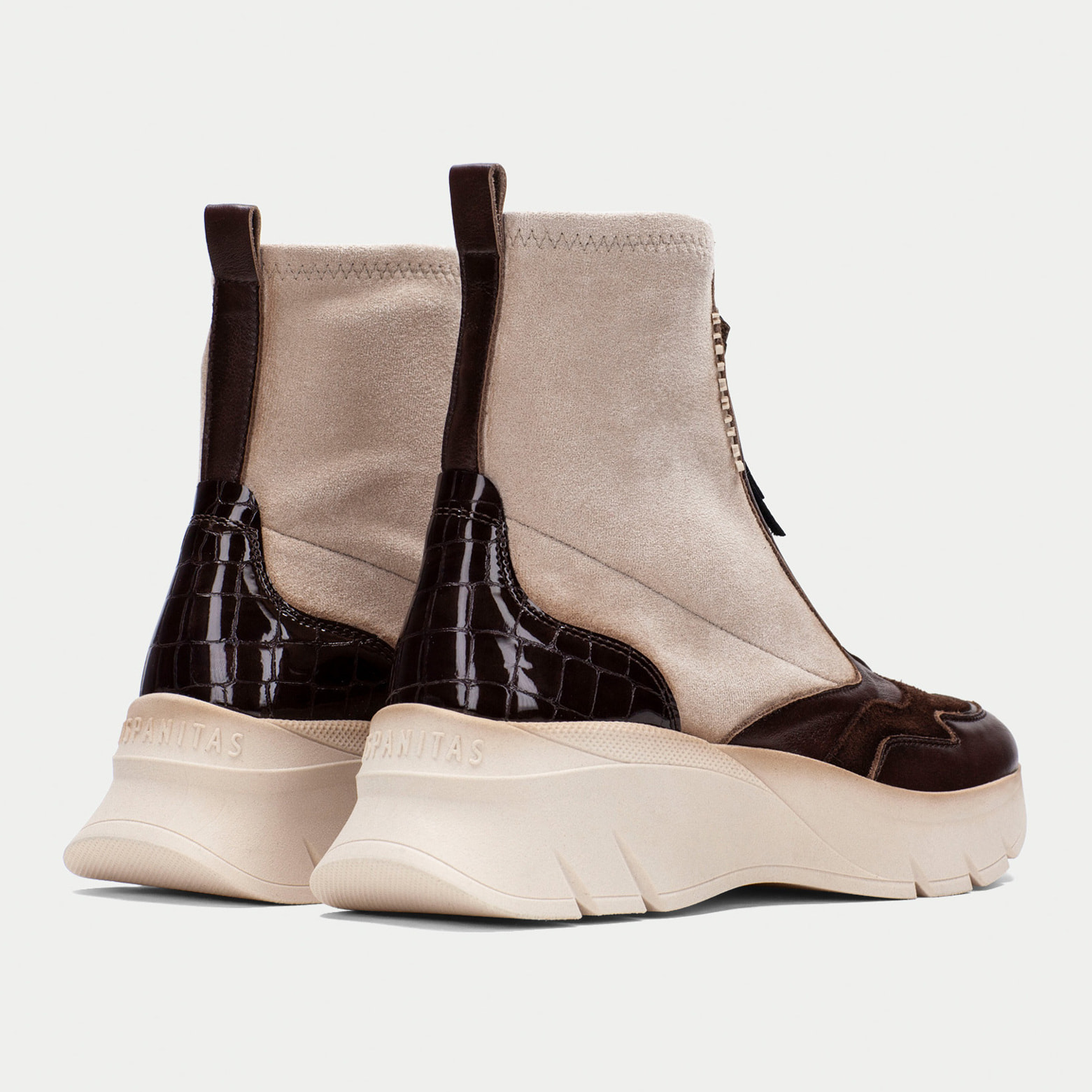 Botin sport Helsinki Marron milk 5 cm