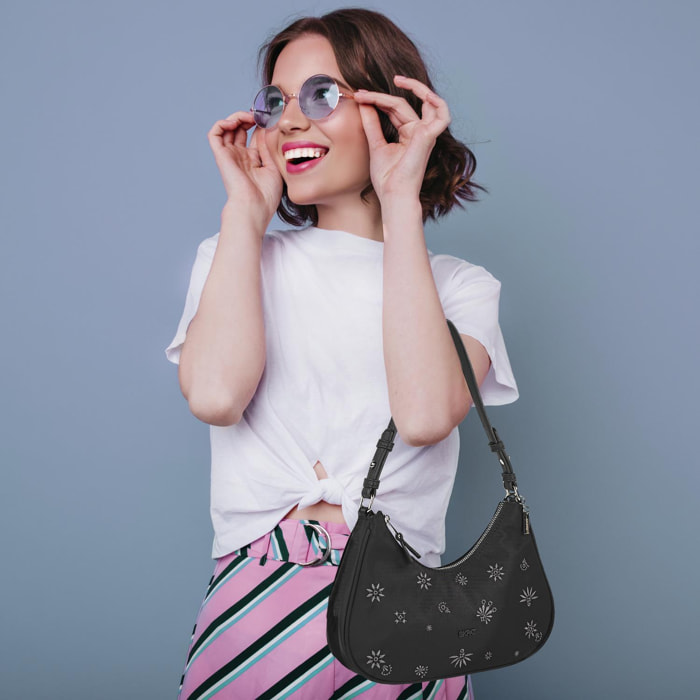 Bolso De Hombro Skpat Viena Negro