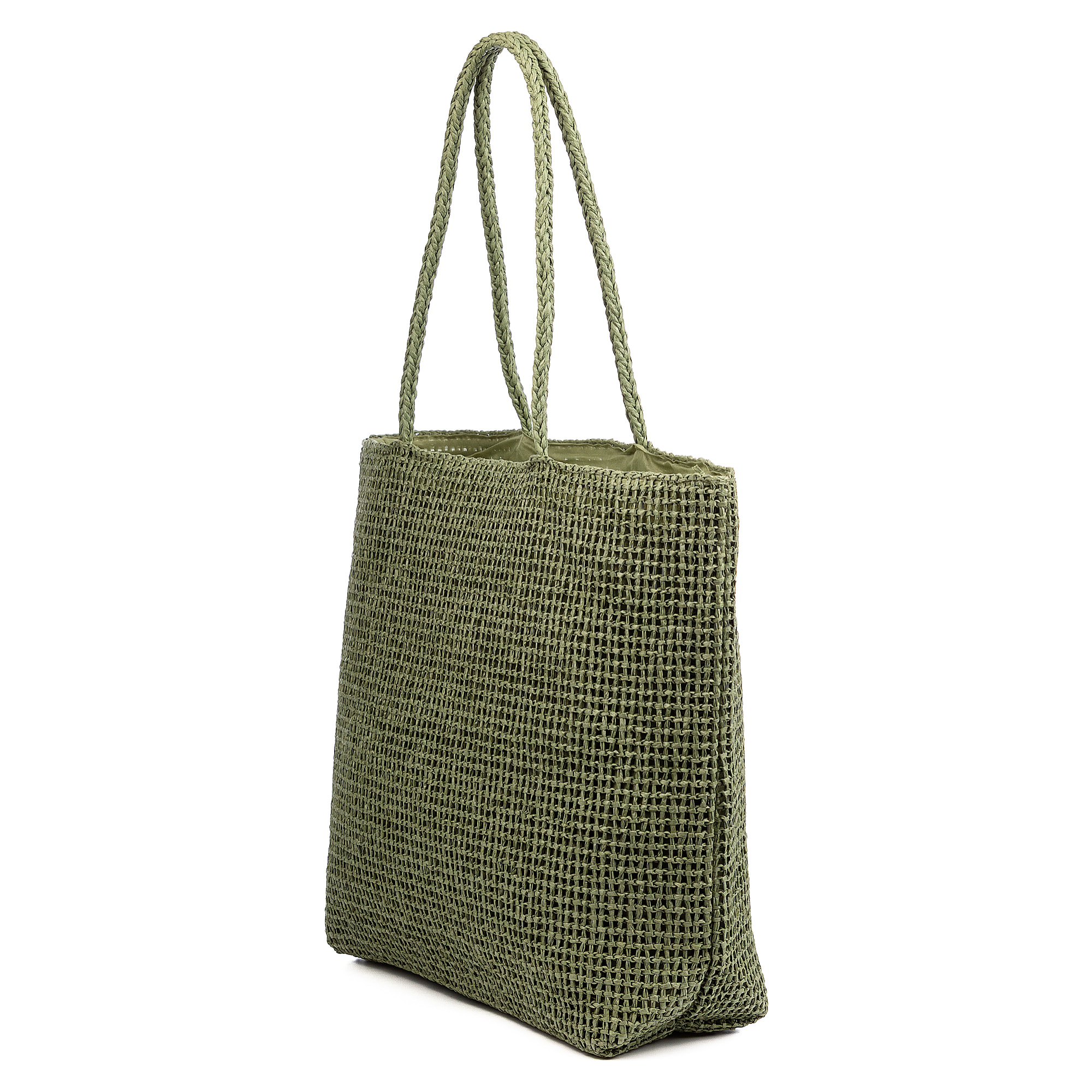 Bergeggi Borsa shopper Donna. Realizzata in carta intrecciata design "Summer"