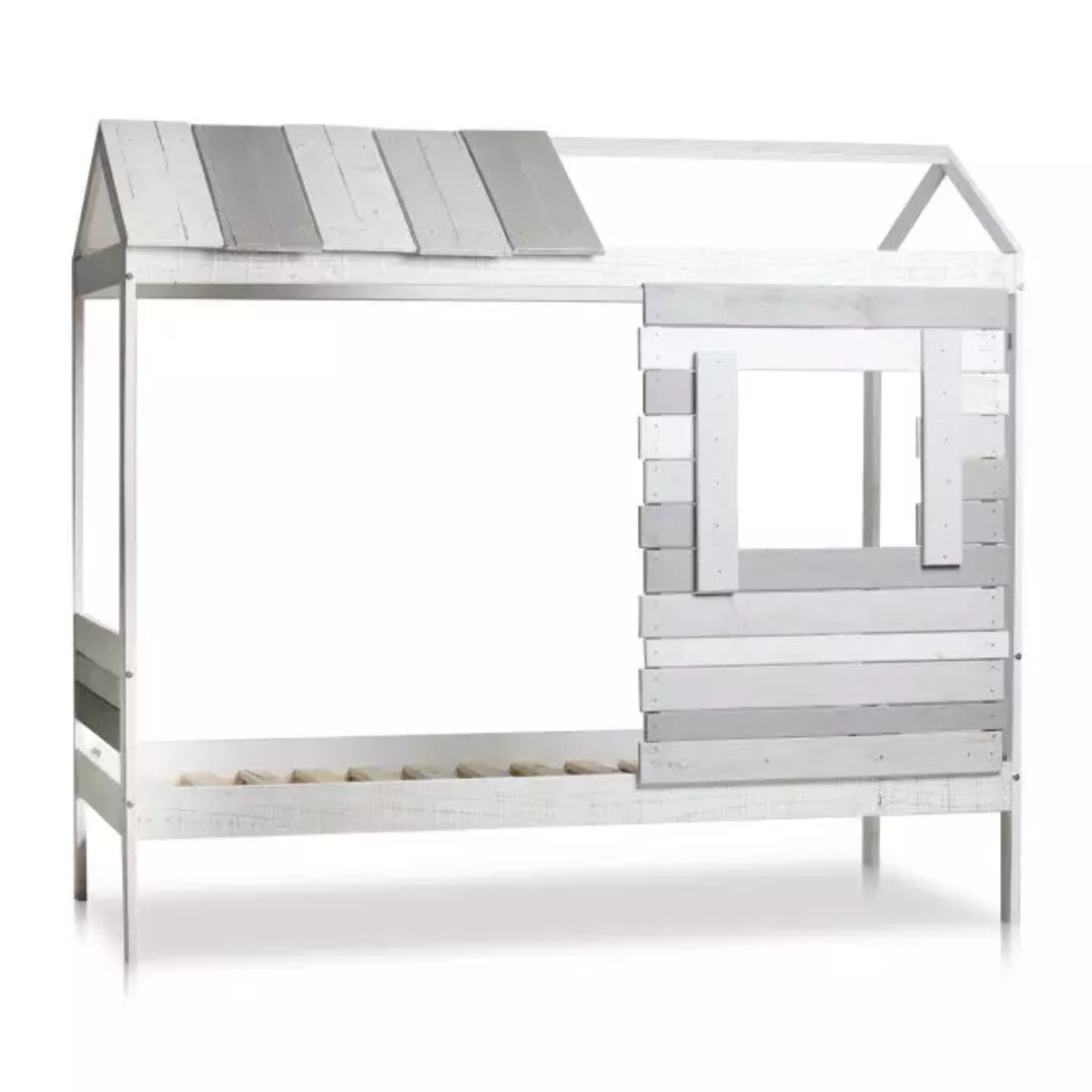 Cama cabaña Barnie W Vintage - Grayscale