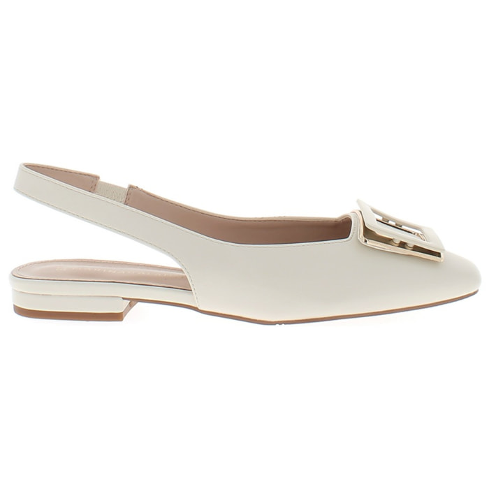 Marina Galanti Scarpe Donna Ballet Flat with Medal Horsebit MG 1A118 Butter