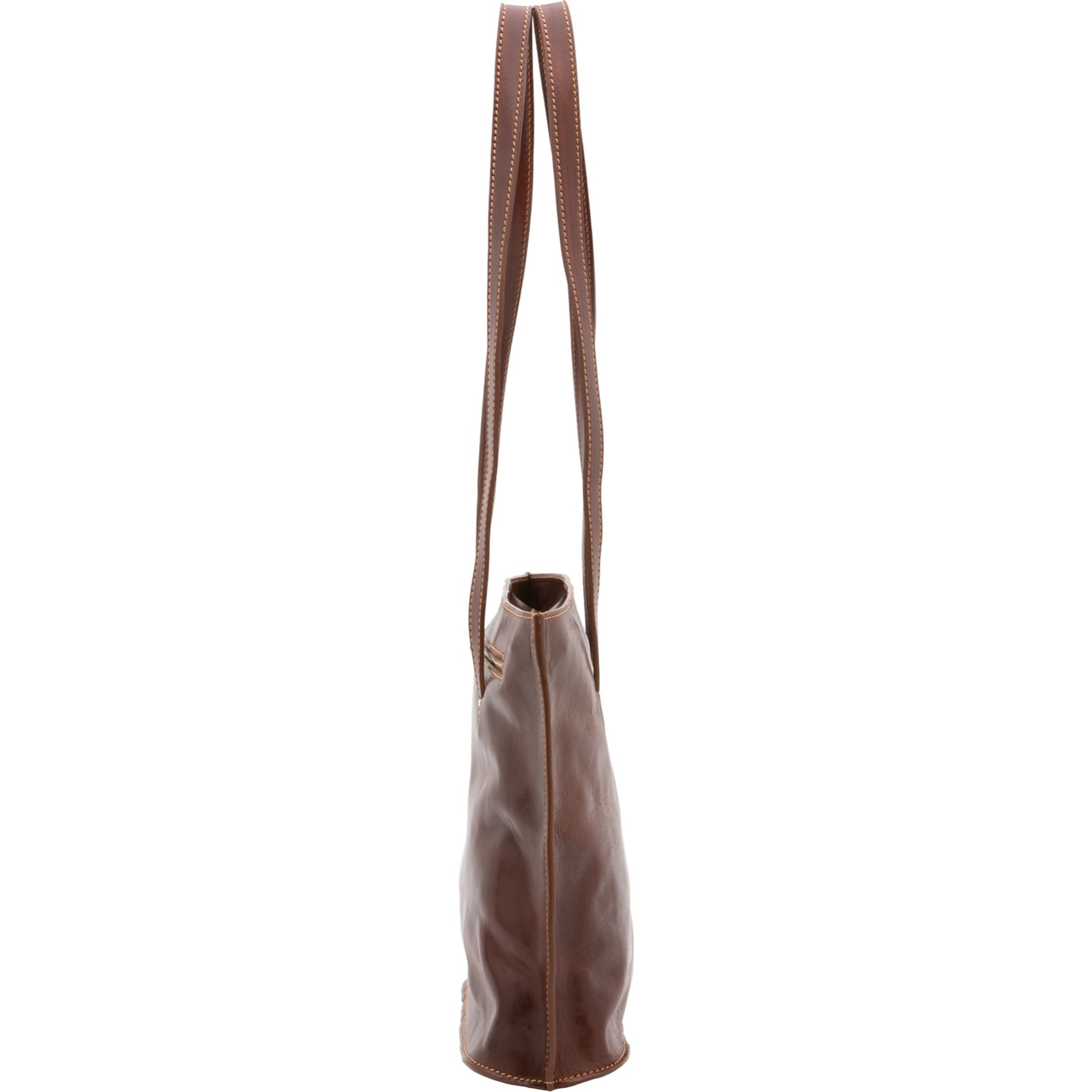 Borsa a spalla da donna - Modello False - 100% pelle - 27.0 x 38.5 x 10.0 cm
