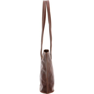 Borsa a spalla da donna - Modello False - 100% pelle - 27.0 x 38.5 x 10.0 cm
