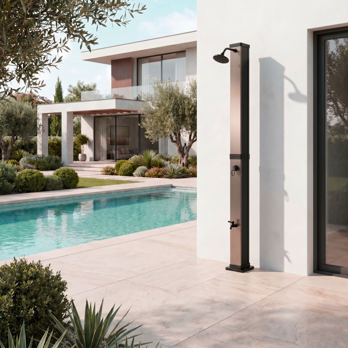 Tanaga Bronze 40 - Doccia Solare Da Giardino 40L