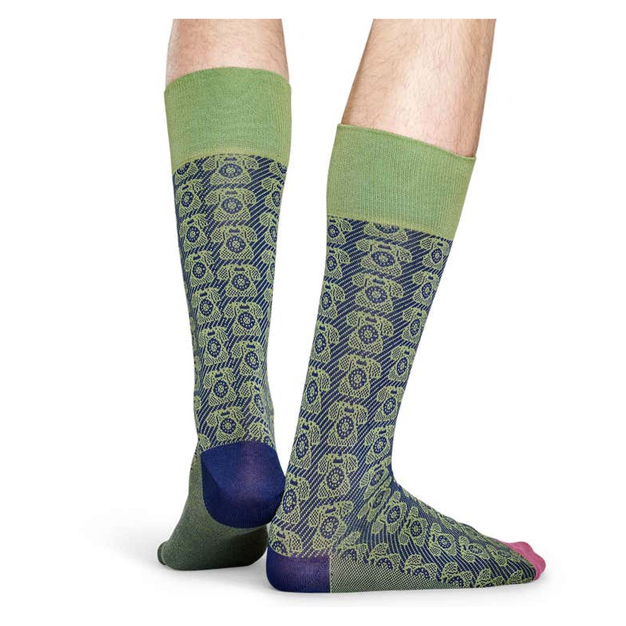 Calcetines dressed telephone verde