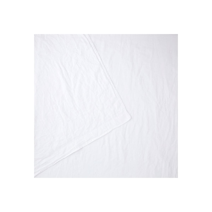 Drap plat en Satin de coton lavé 80 fils/cm², Palerme