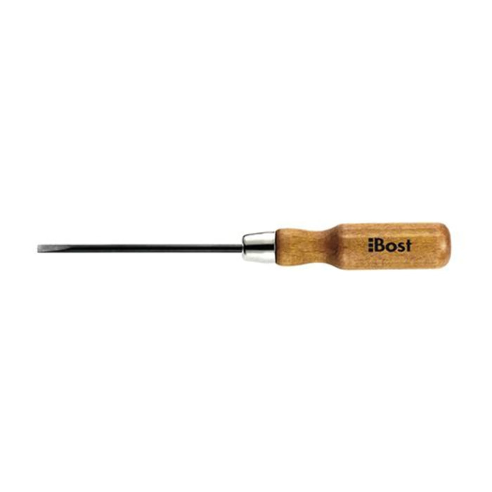 Tournevis BOST Manche bois mécanicien - Lame plate - 9 X 150 mm - 606450