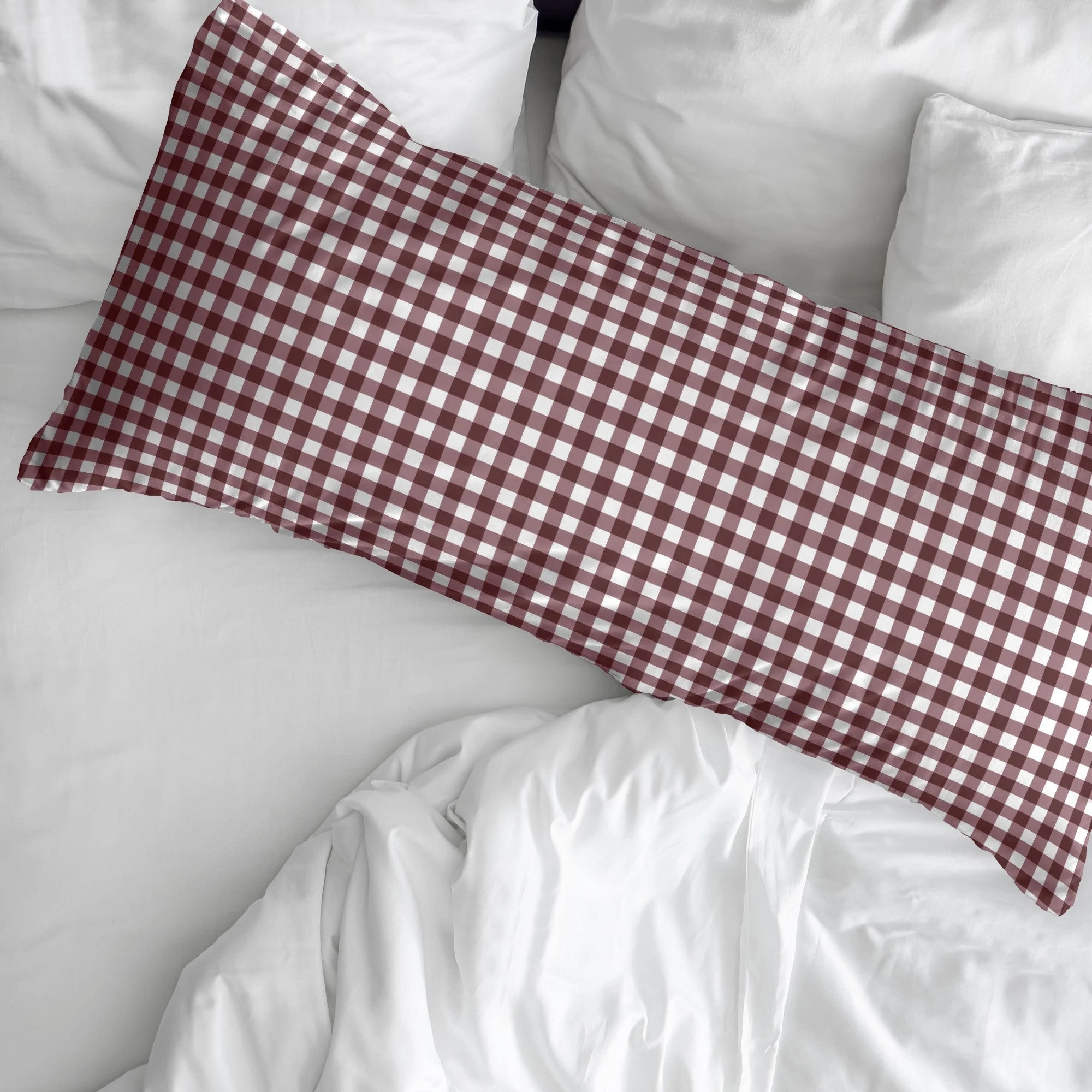 Taie d'oreiller 100% coton Xmas Vichy