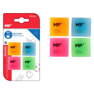 SET di 4 Uds. GOMMA DA CANCELLARE SPECIALE