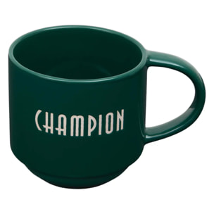 Coffret mug 38cl + chaussettes Champion vert