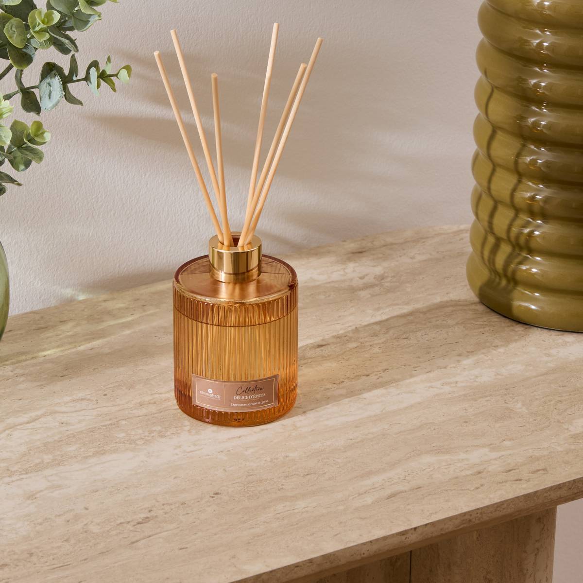 Diffuseur de parfum Albie 150ml verre Délices d'Epices