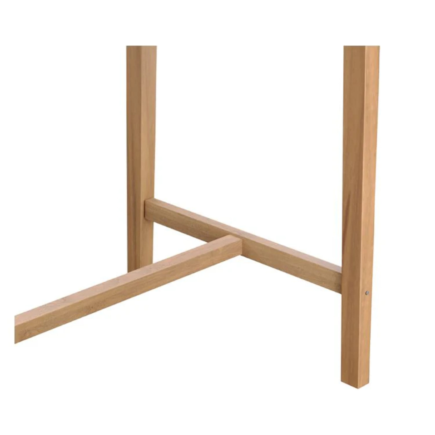 Table de bar d'extérieur en bois de teck massif 4 personnes - Tunga