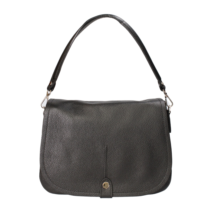 Borsa a spalla Sabina da donna In Vera pelle Made in Italy 29x20x11 cm