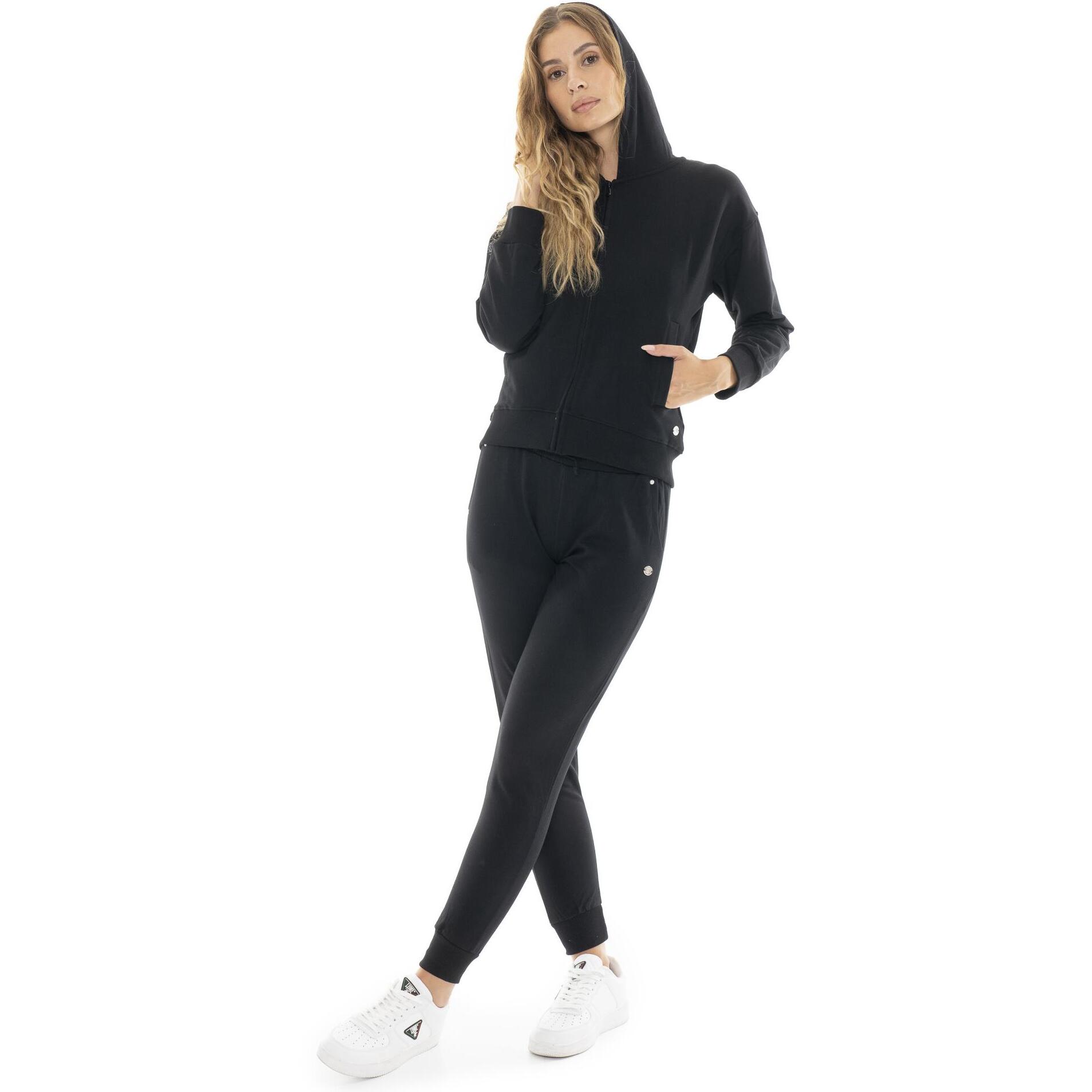 Chándal de invierno de mujer con capucha y cremallera 'Pearl'