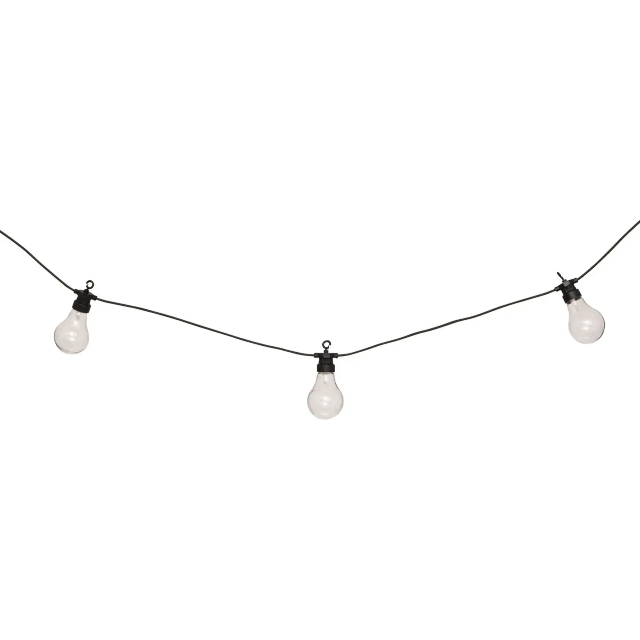 Guirlande LED solaire - 10 ampoules L500 cm