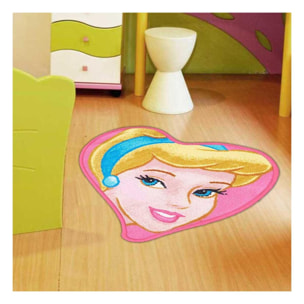 Tapis enfant Princesse Cendrillon, lavable en machine à 30°C