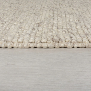 Tapis laine bouclée de couloir MINERALS Beige