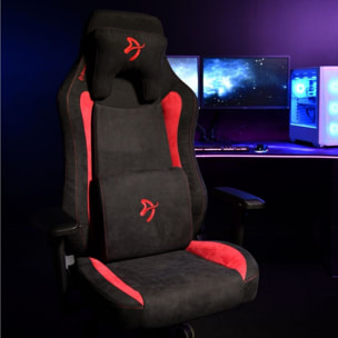 Chaise gaming AROZZI Vernazza SuperSoft Noir / Rouge