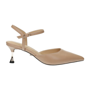 Décolleté sling back Donna Tata Italia Beige