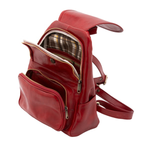 Borsa a spalla da donna - Modello False - Vera pelle - 34.0 x 26.0 x 16.0 cm