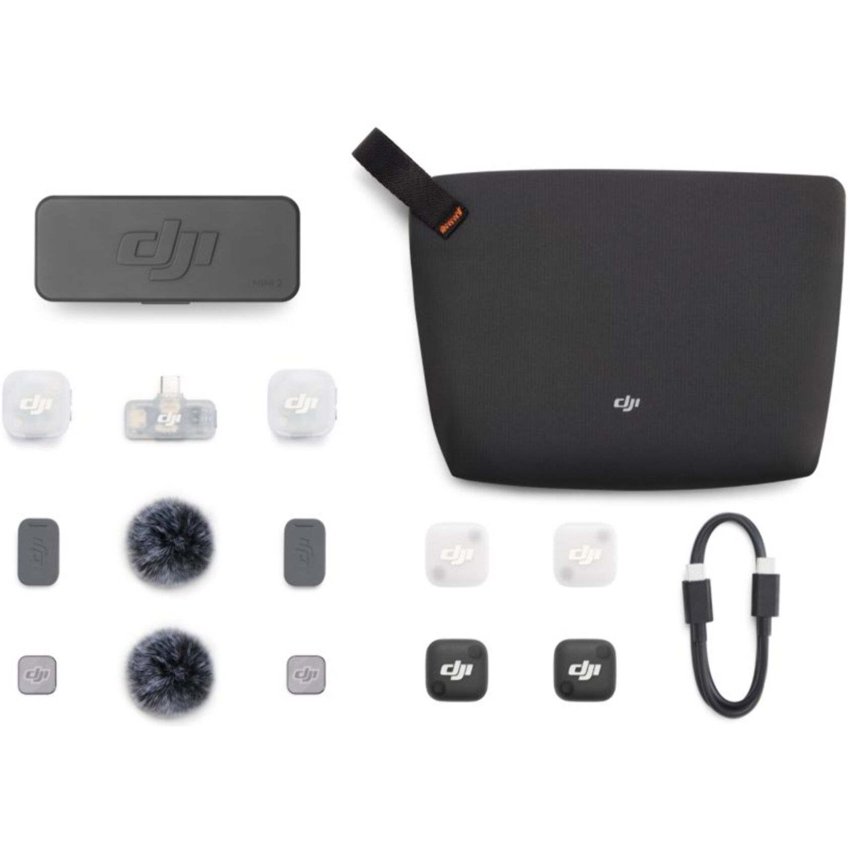 Micro DJI Mic Mini 2 (2 TX+1 Mobile RX+Chargeur)