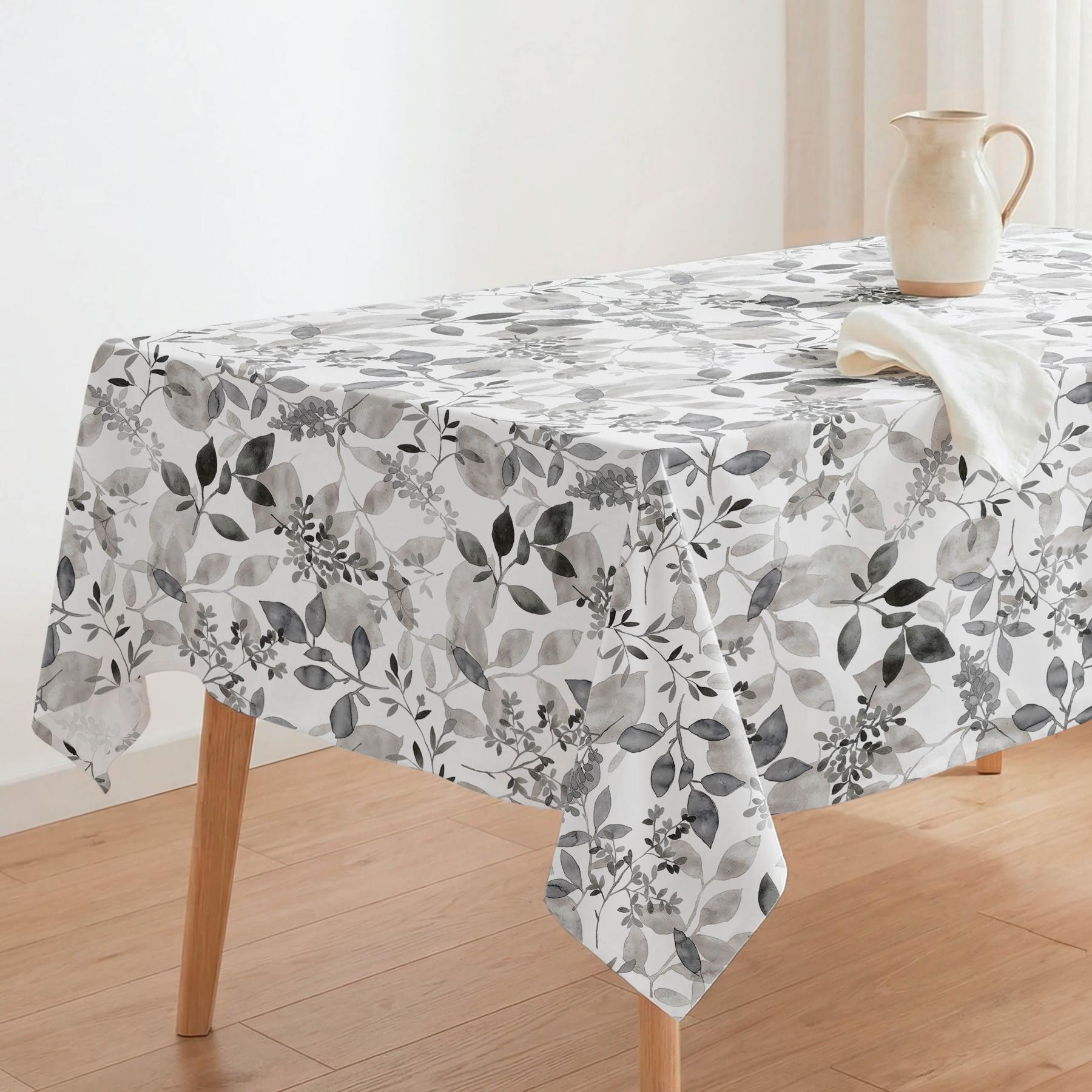 Nappe anti-taches ECLIPSE NOIR - coton mélangé