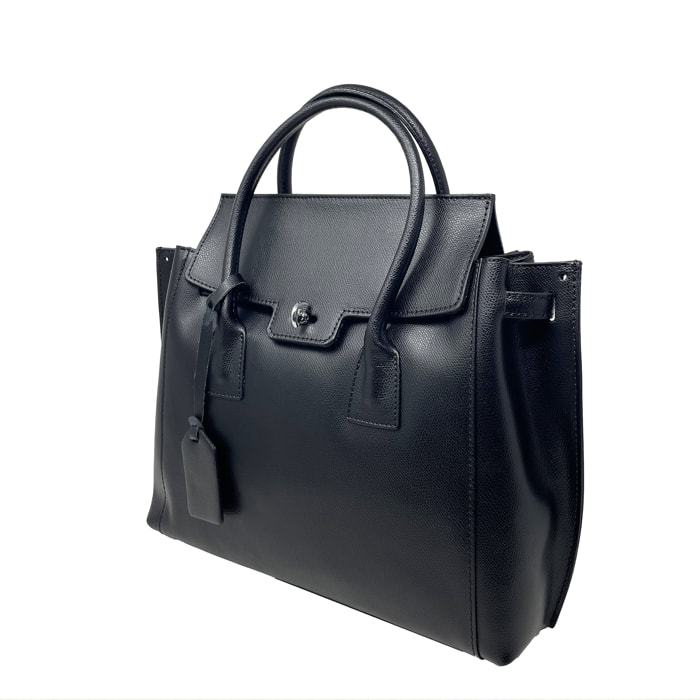 Borsa a Mano Elegante in Vera Pelle Made in Italy