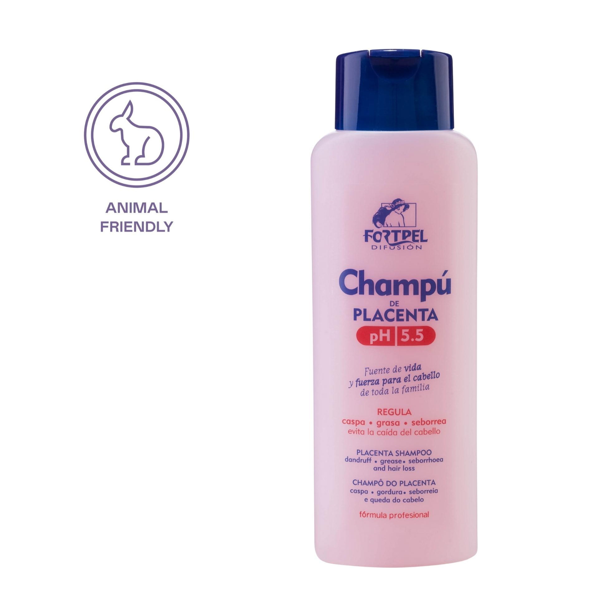 Valquer Champú de Placenta Vegetal. Combate: caída, caspa, grasa - 500 ml