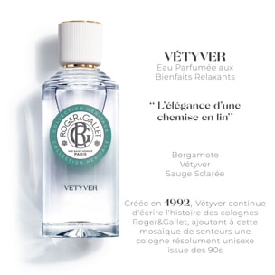 Vétyver - Eau Parfumée Bienfaisante 100ml