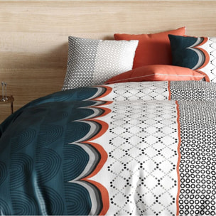 Parure Housse De Couette 3pcs 100% coton 57fils Antan