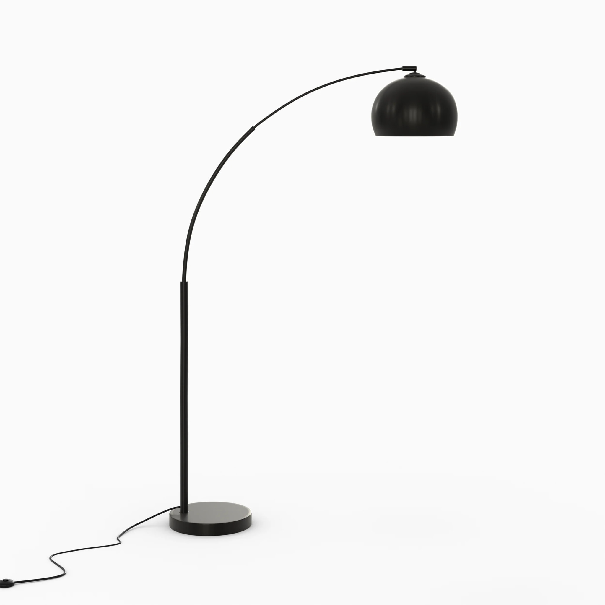 Lampadaire en métal noir - Dinard